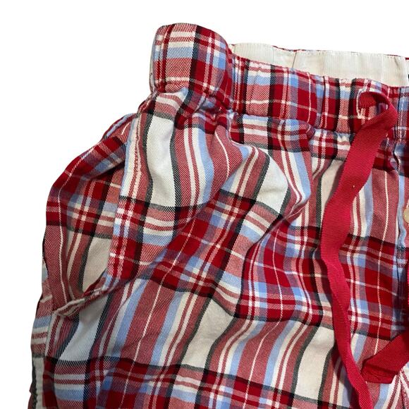 J. Crew Red Flannel Long-Sleeve Pajama Set in Vintage Plaid Size Medium - Picture 8 of 14